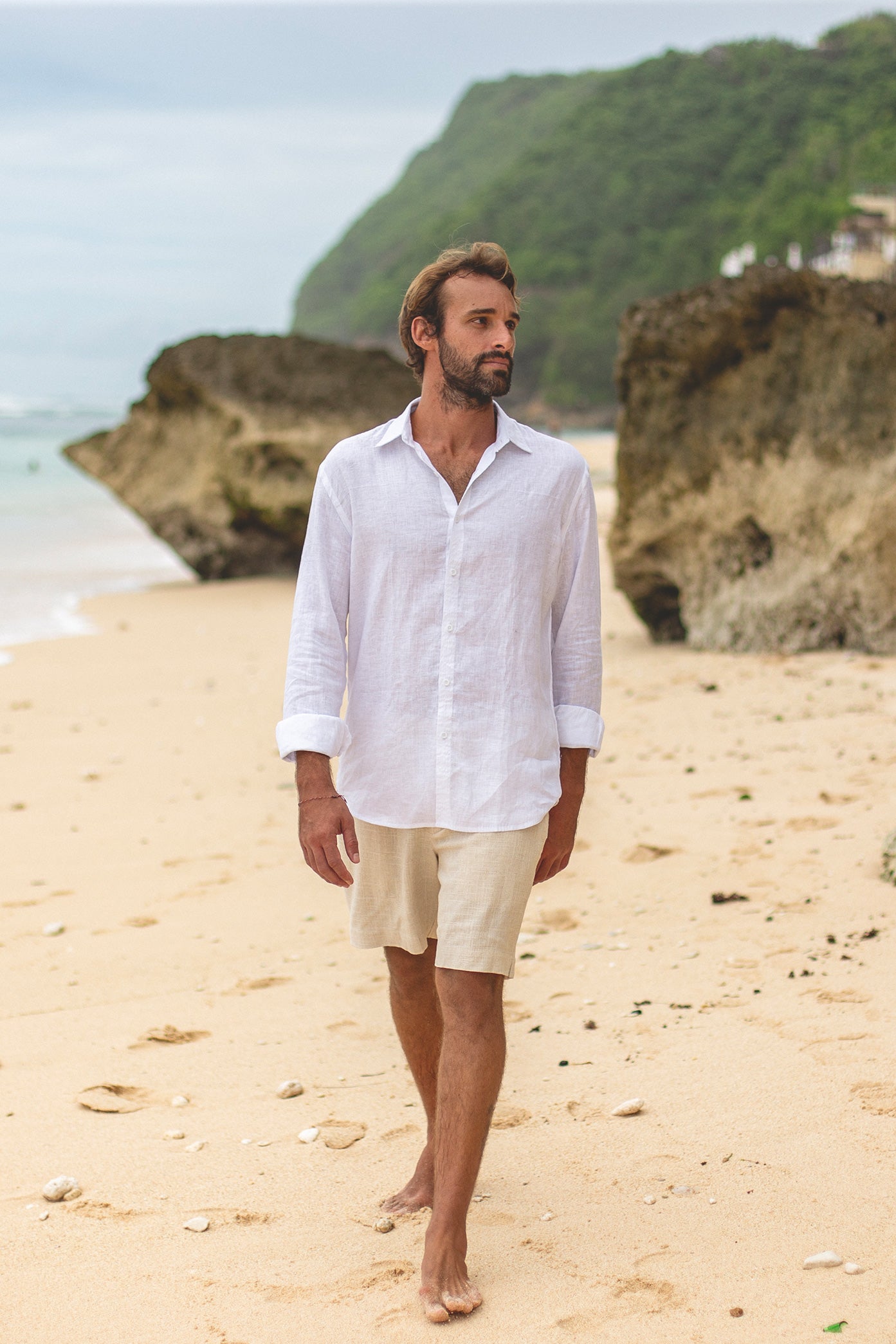 Evening Shirt French Linen