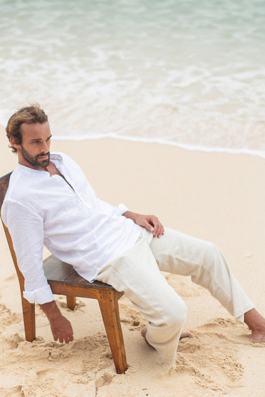 Evening Shirt French Linen