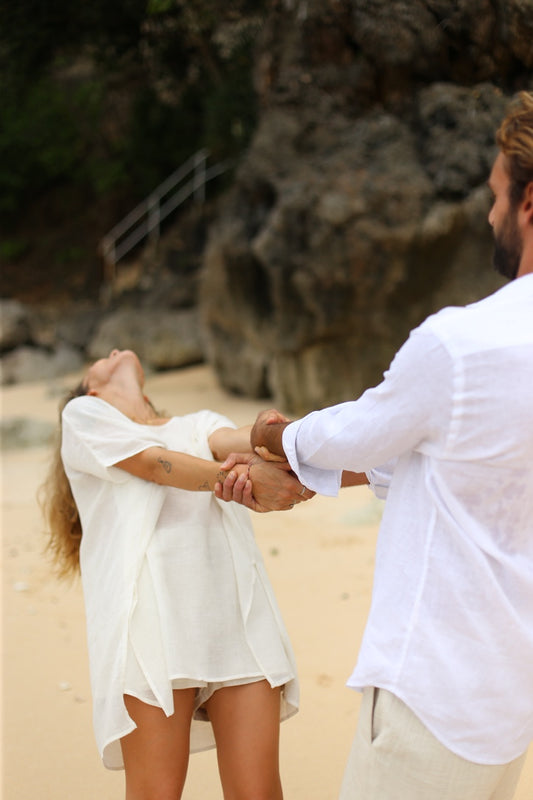 Kaftan - Cotton /Linen Mesh