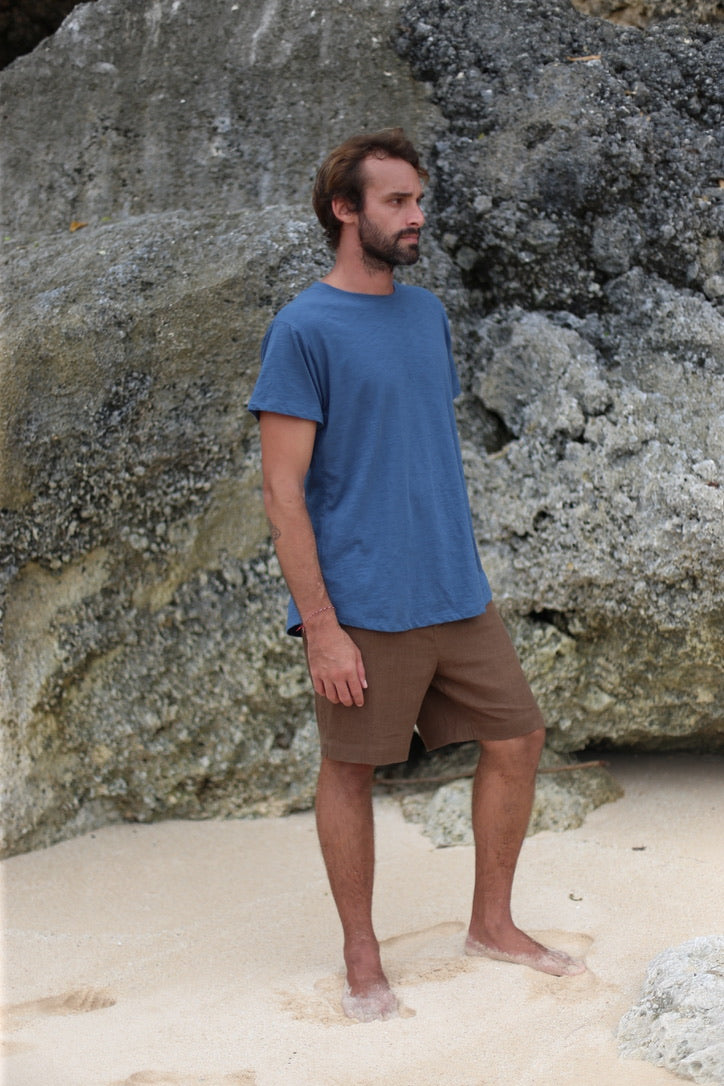 Mens Classic T-Shirt Cotton Slub