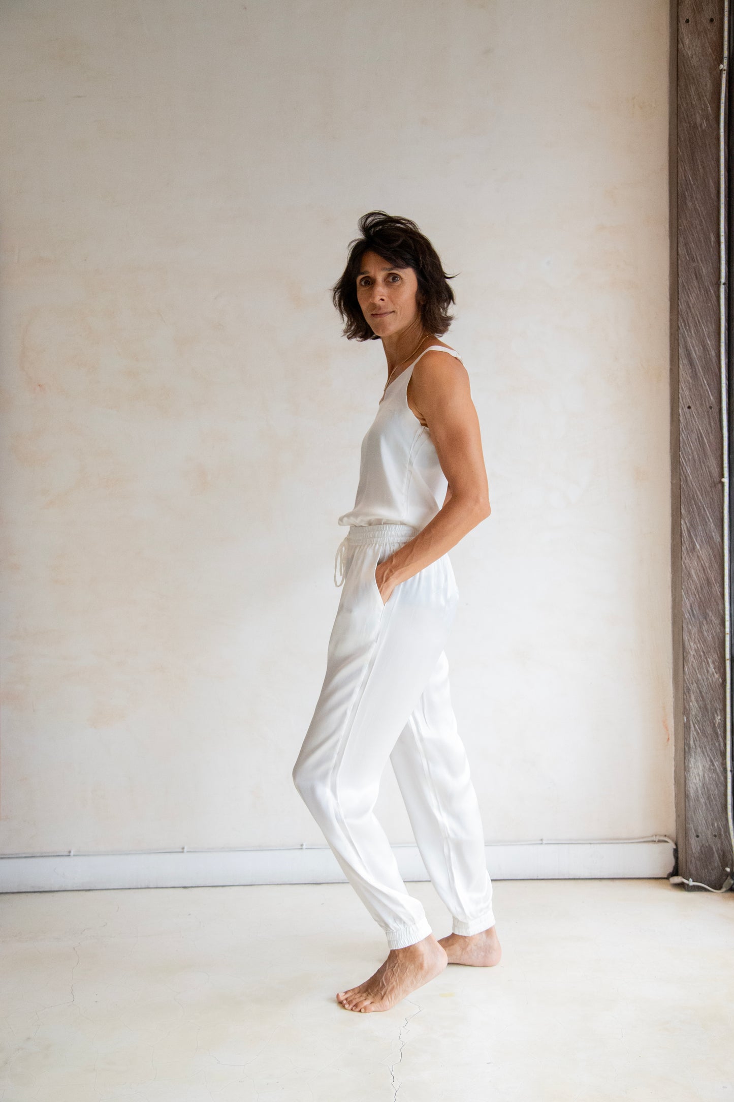 Ladies Silk Trousers