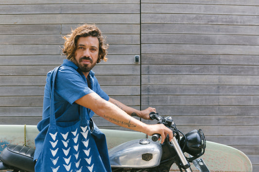 Mens short sleeve French linen shirt