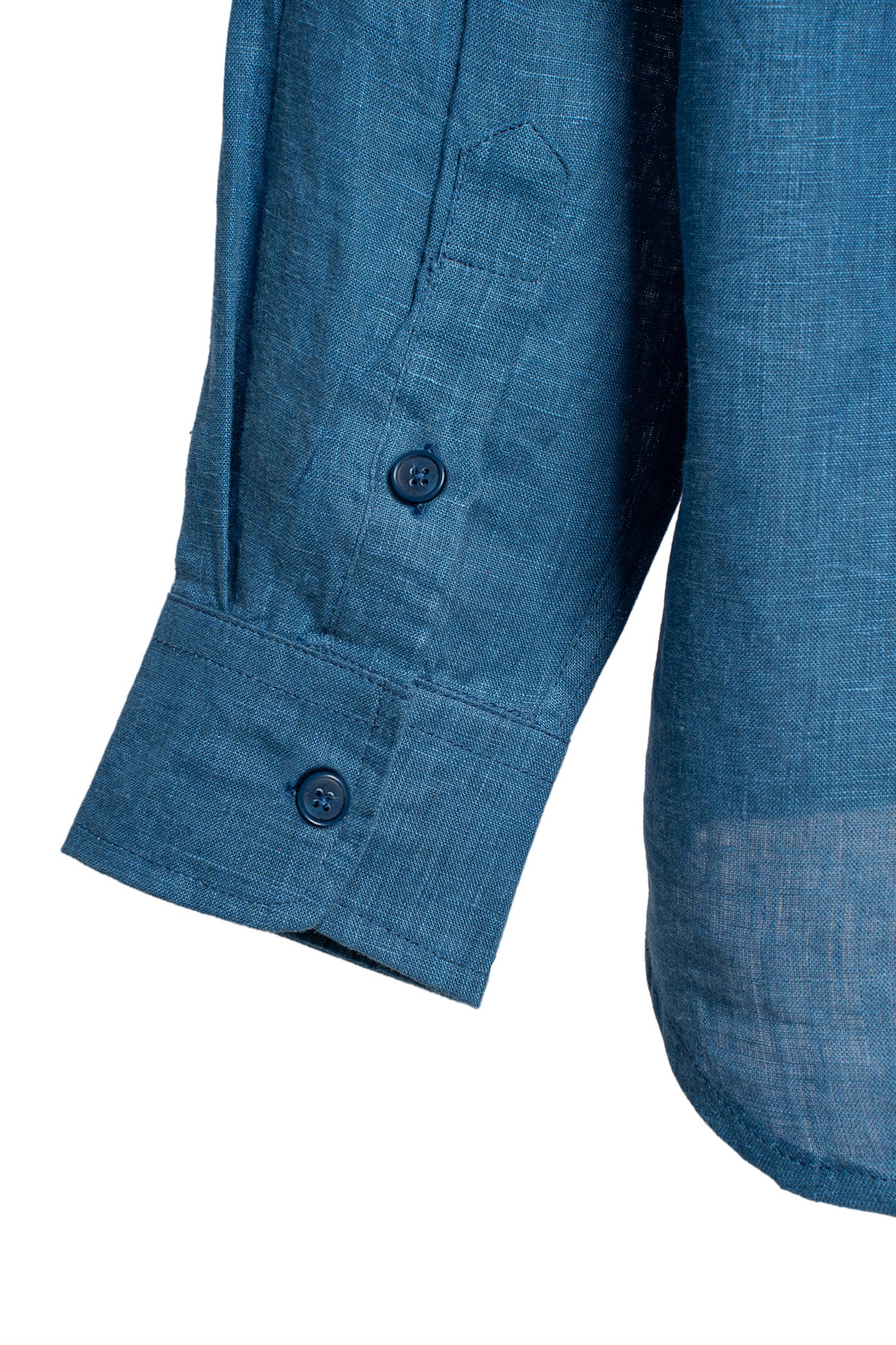 Evening Shirt French Linen - Natural Dye