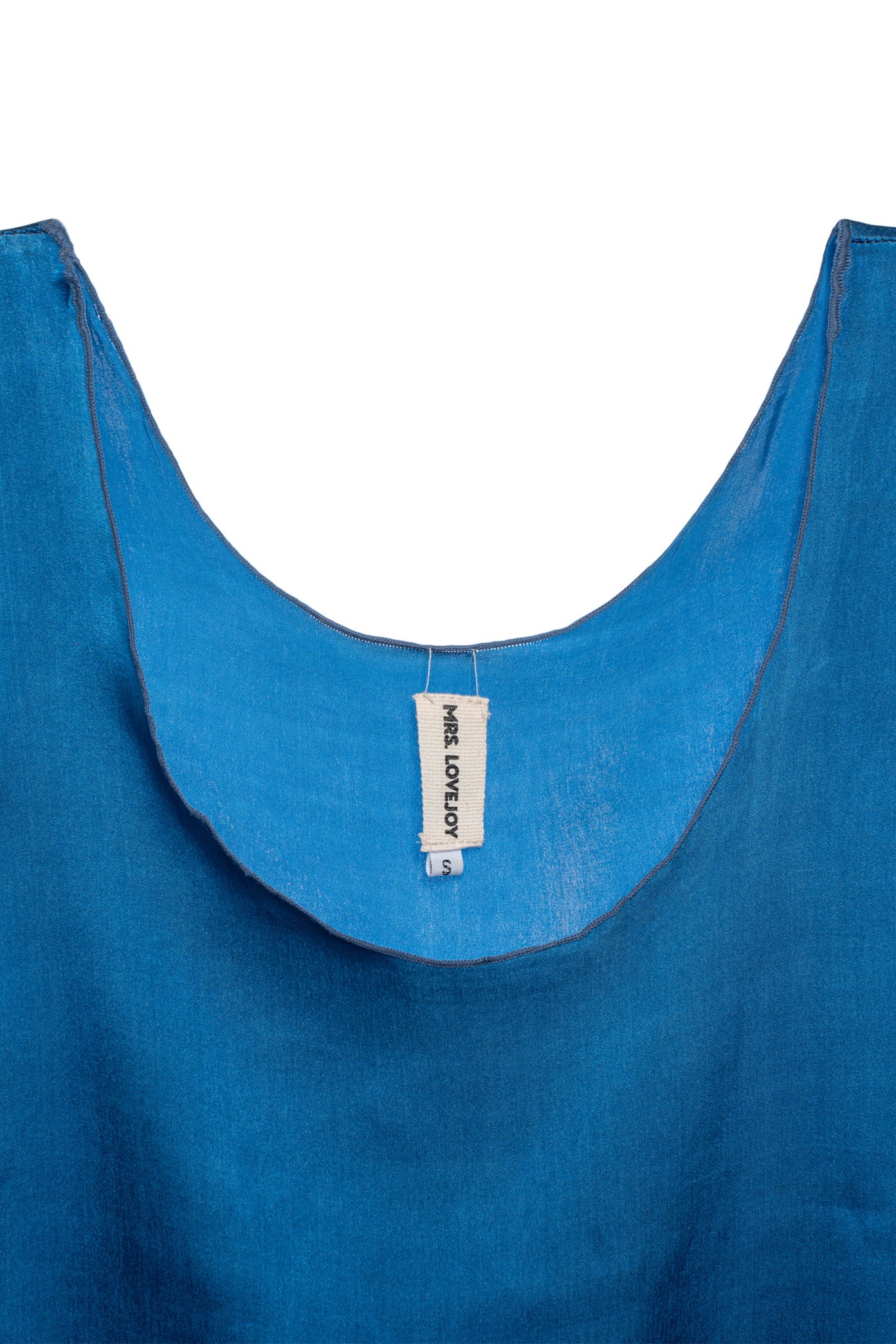 Silk Satin Tank Top Natural Dye