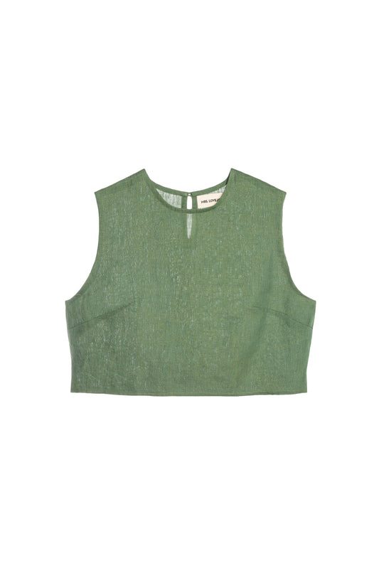 Crop Top French Linen