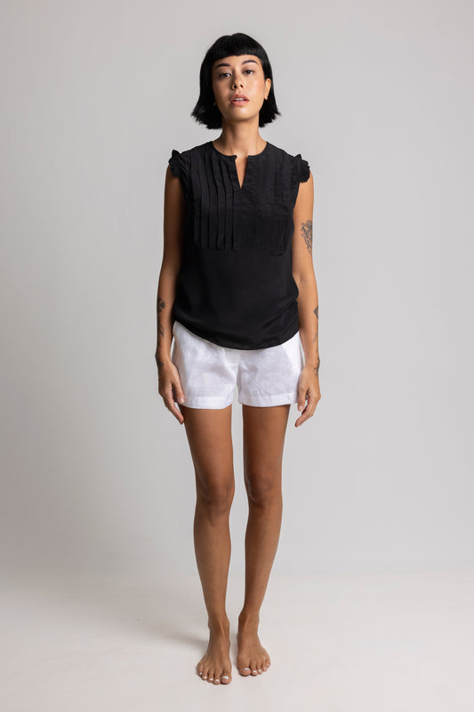 Silk Crepe Blouse - MRS Lovejoy - tops, shirts