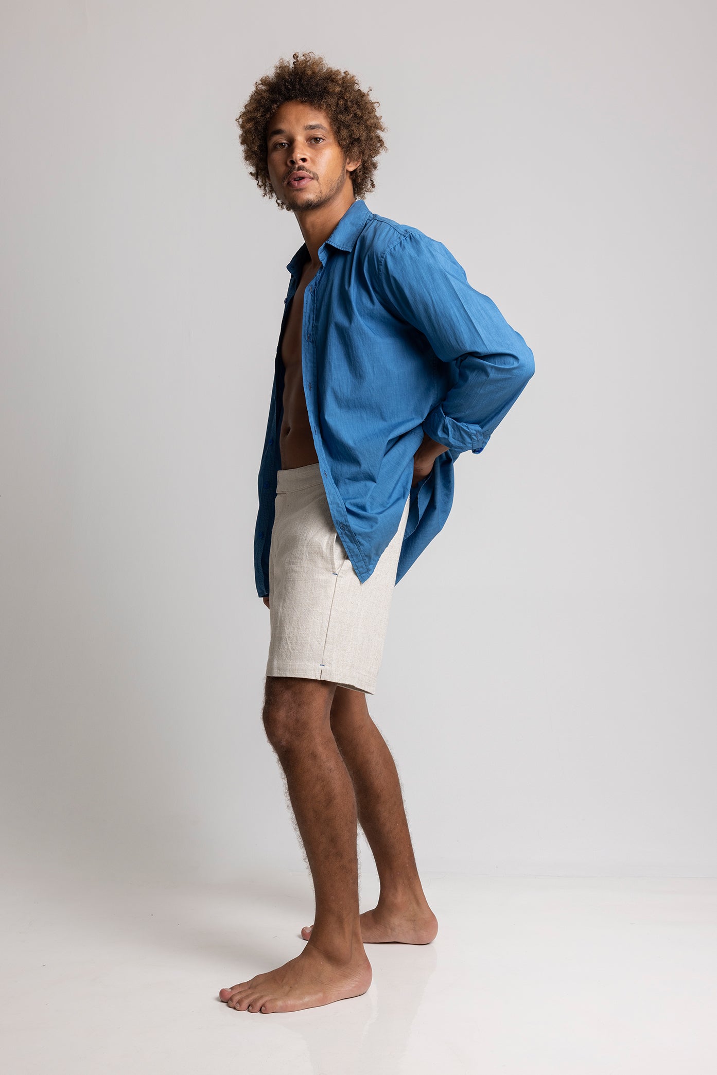 Mens Shorts - Linen