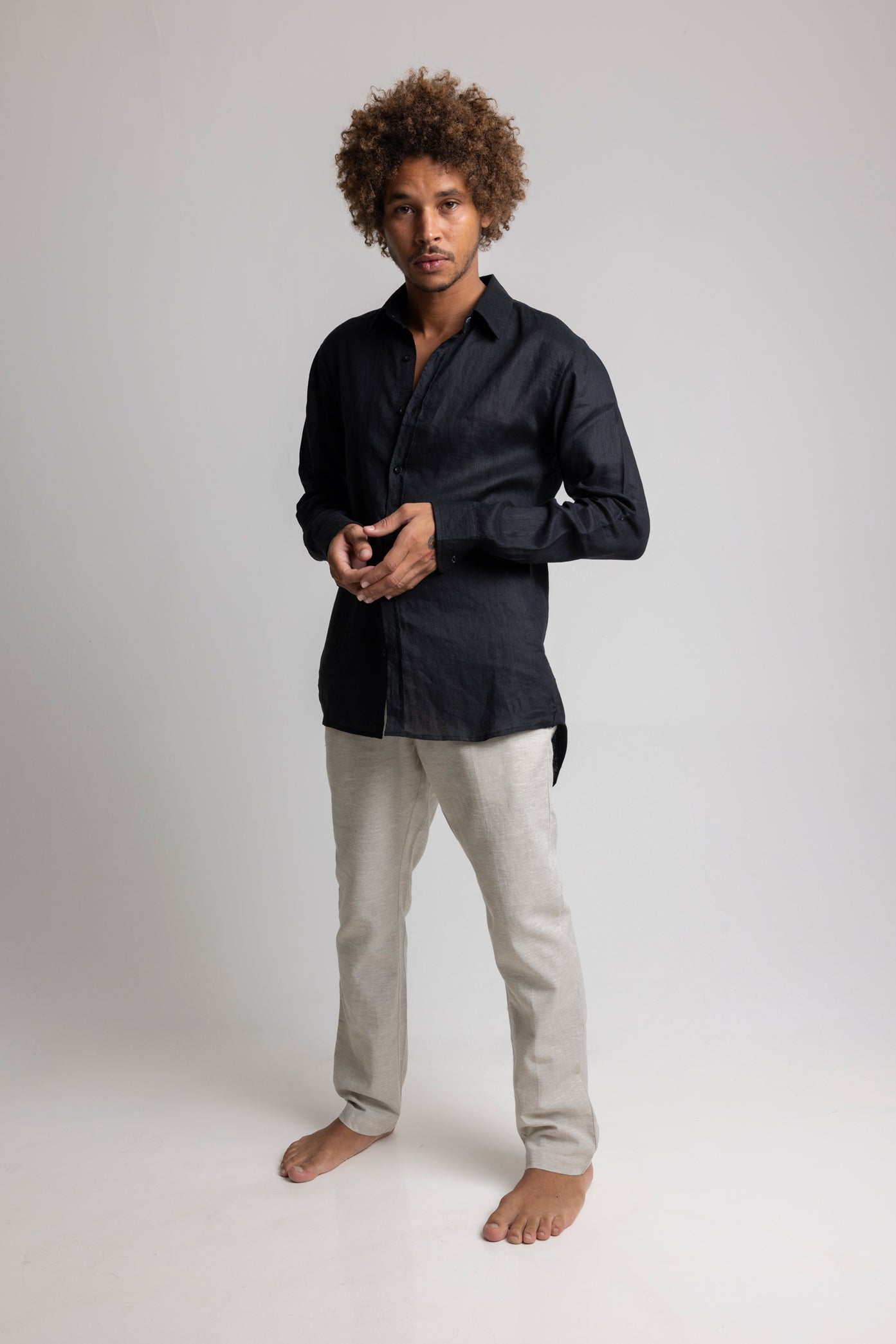 Evening Shirt Organic Linen - MRS Lovejoy - Shirts & Tops