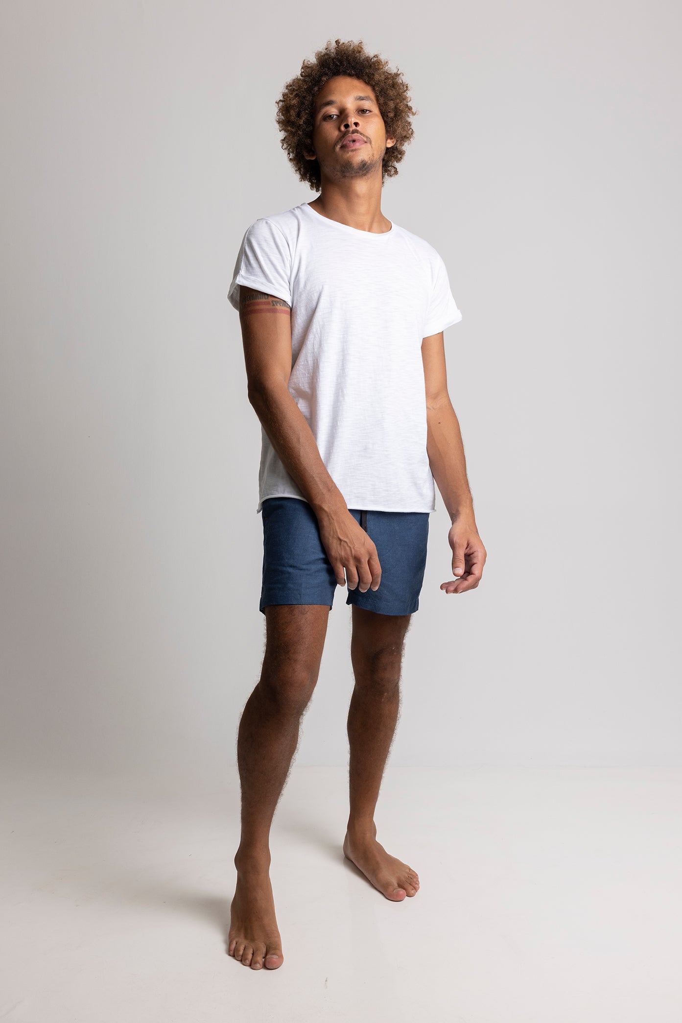 Linen Rayon Shorts With Drawstring - MRS Lovejoy - Shorts