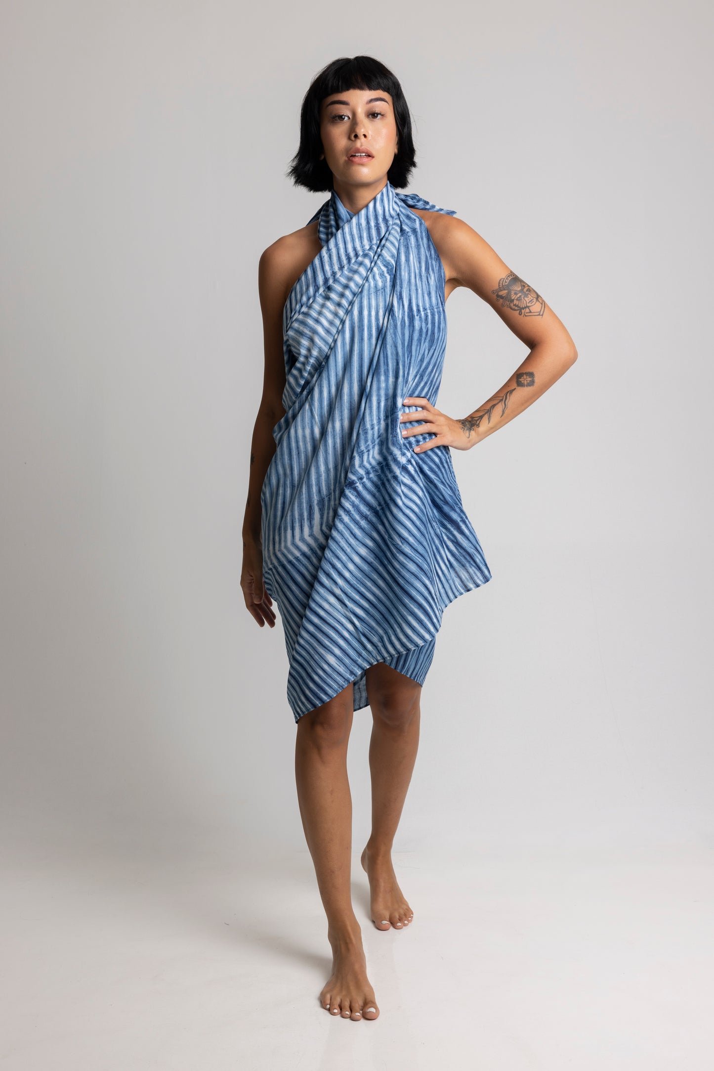 Shibori Hand Dyed Sarong - MRS Lovejoy - Apparel & Accessories