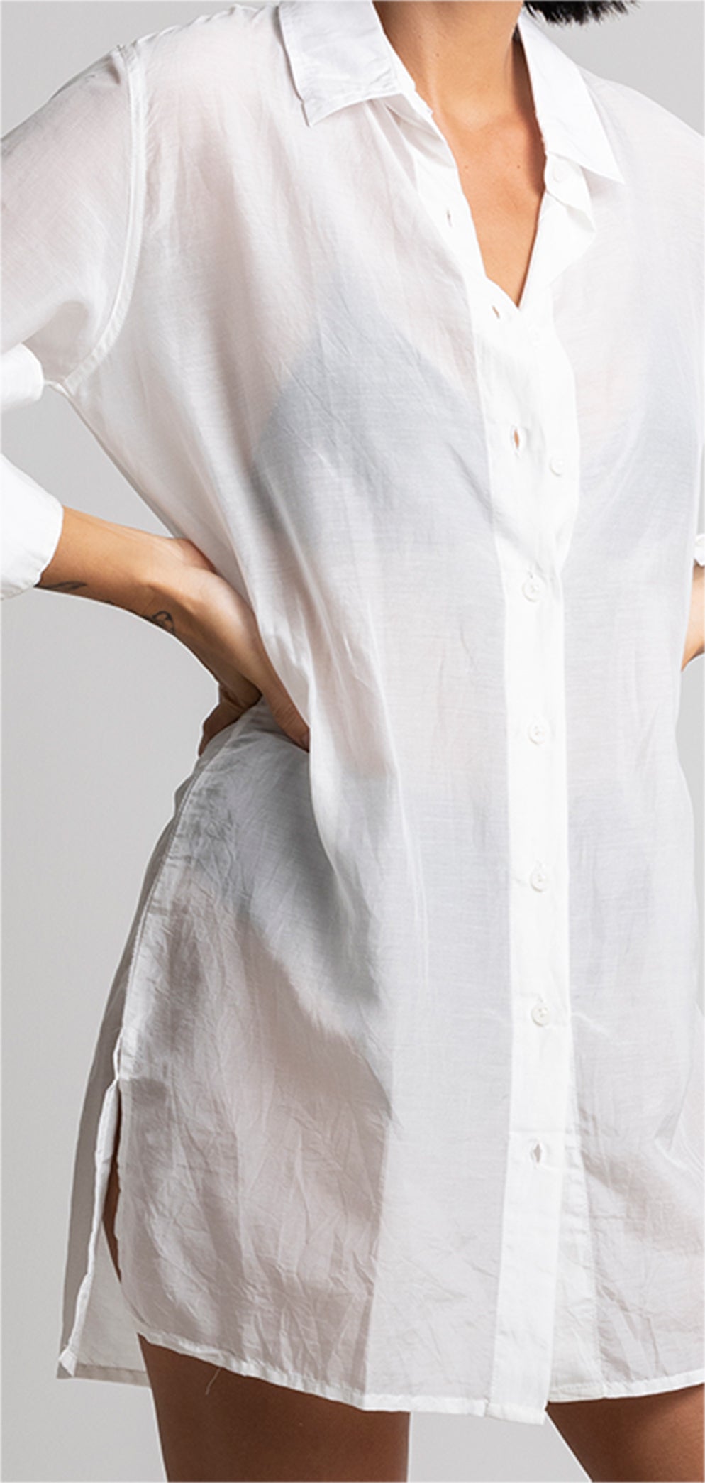 Luxuriously Soft Silk Cotton Shirt Dress - MRS Lovejoy - Dresses