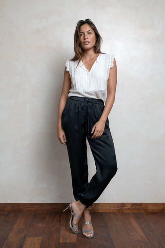 Shear Silk Chiffon Blouse - MRS Lovejoy - Shirts & Tops