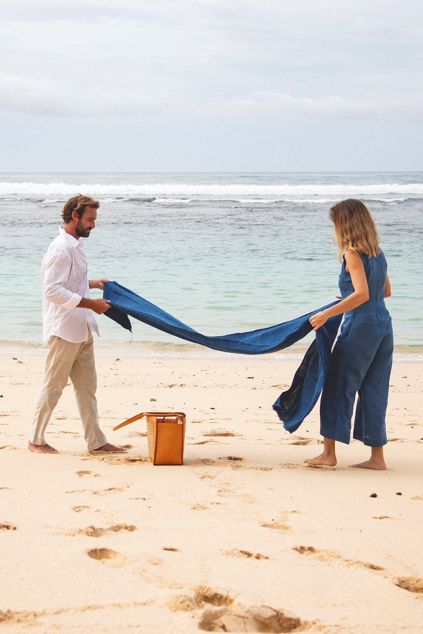 Jumpsuit Linen Natural Dyed