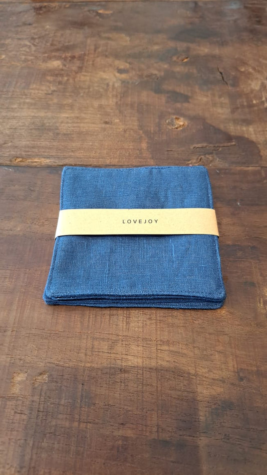 Linen Coaster Pack Natural Dye