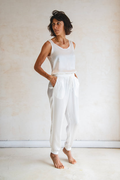 Ladies Silk Trousers