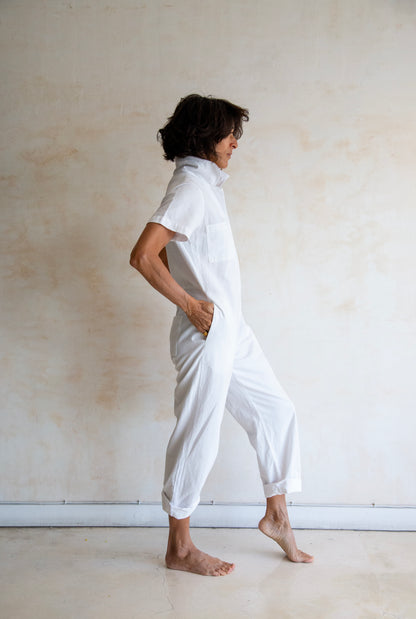 Ladies Playsuit Cotton Canvas