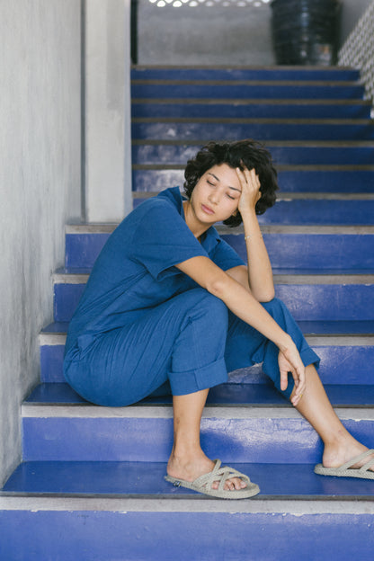 Cotton Canvas Playsuit Women's - Handmade Bali