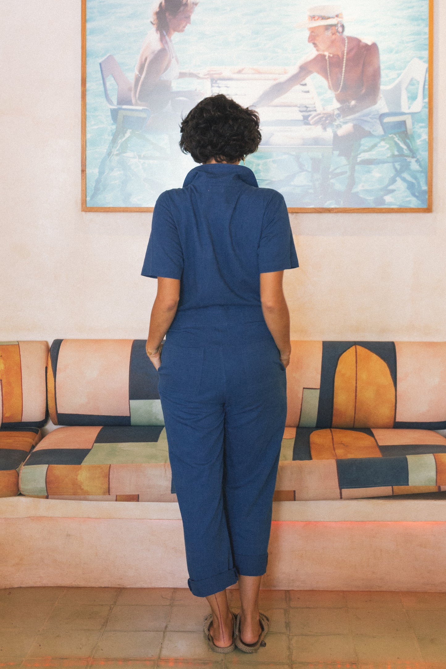 Cotton Canvas Playsuit Women's - Handmade Bali