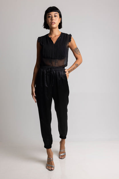 Shear Silk Chiffon Blouse - MRS Lovejoy - Shirts & Tops