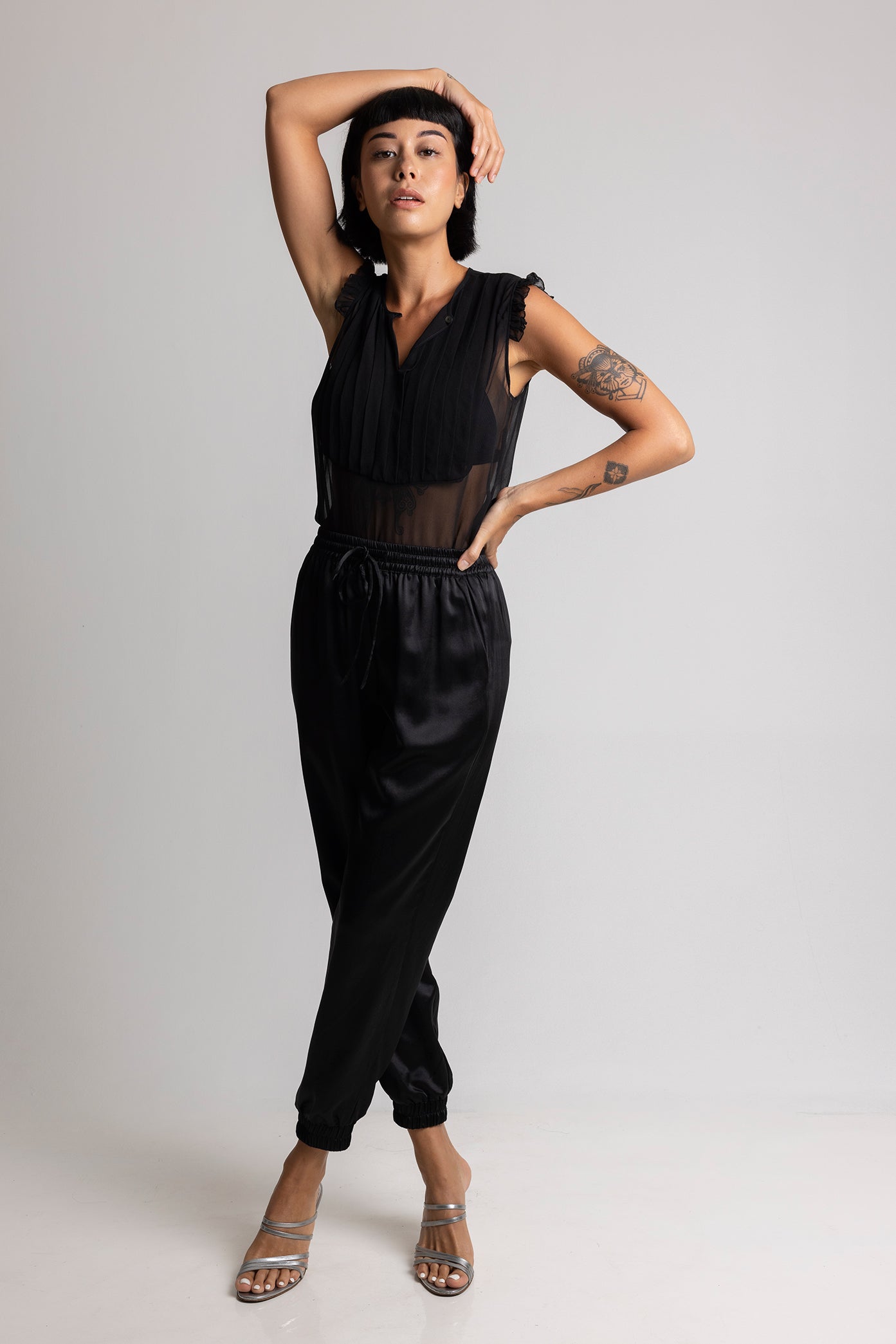 Shear Silk Chiffon Blouse - MRS Lovejoy - Shirts & Tops