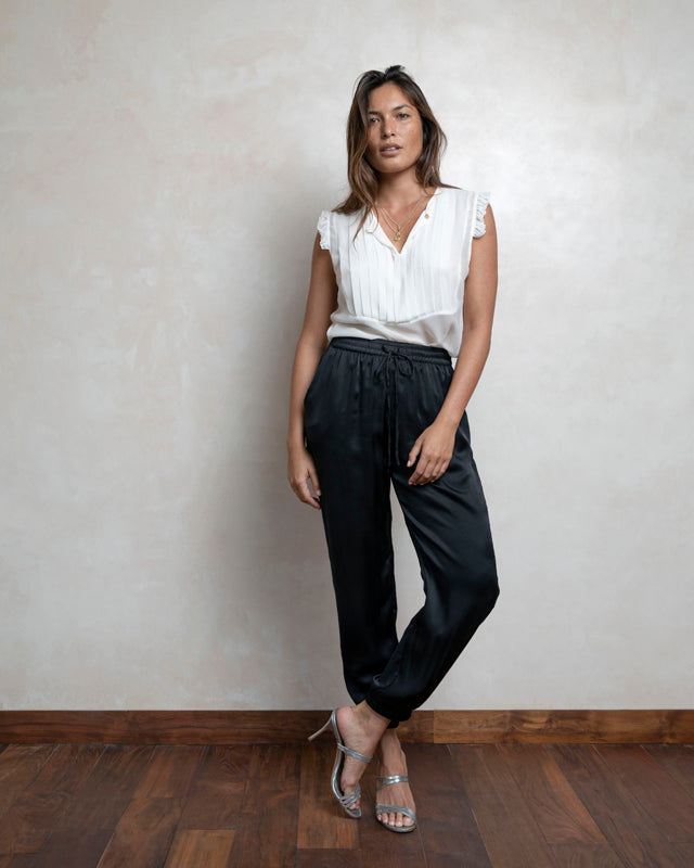 Silk Crepe Blouse - MRS Lovejoy - tops, shirts
